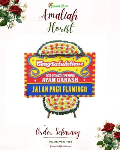Bunga Papan Congratulation di Wahyuharjo